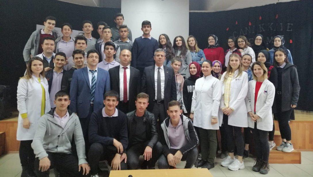 İlçe Milli Eğitim Müdürümüz "Kariyer Günleri" Kapsamında Fahri Keskin Fen Lisesi´nde, Öğrencilerle Bir Araya Geldi