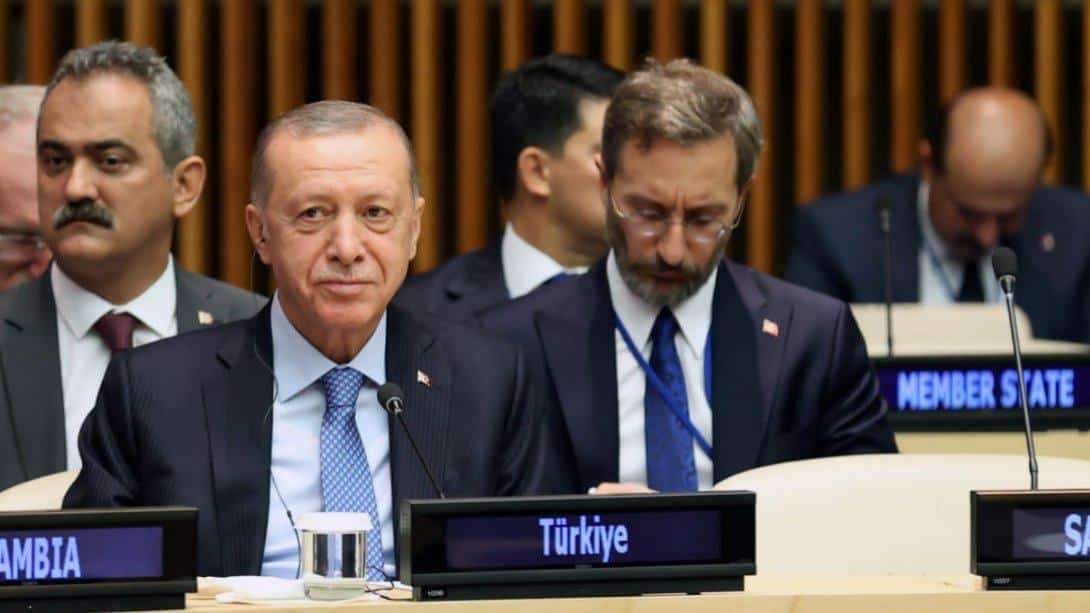 Cumhurbaşkanı Erdoğan Ve Bakan Özer, New York'ta Bm Vesayet Konseyi'nde Düzenlenen Eğitimin Dönüştürülmesi Zirvesi'ne Katıldı